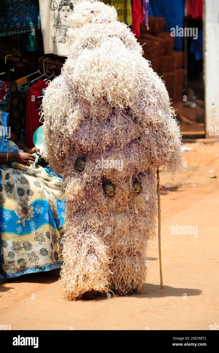 Gläubige des indischen Kastensystems in unterschiedlichen Formen Stockfoto