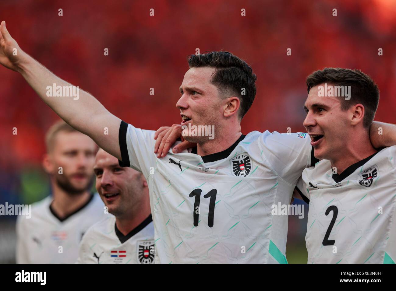 Michael Gregoritsch aus Österreich bei der UEFA Euro 2024 - Holland gegen Österreich, UEFA-Fußball-Europameisterschaft in Berlin, Deutschland, 25. Juni 2024 Stockfoto