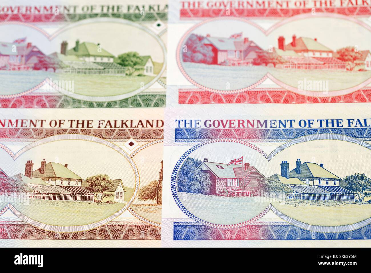 Falklandinseln haben einen Geschäftshintergrund Stockfoto