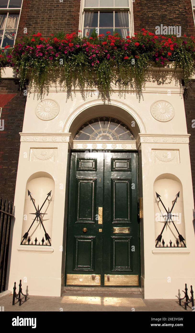 Haus am Bedford Square, Bloomsbury; London, England, Großbritannien Stockfoto