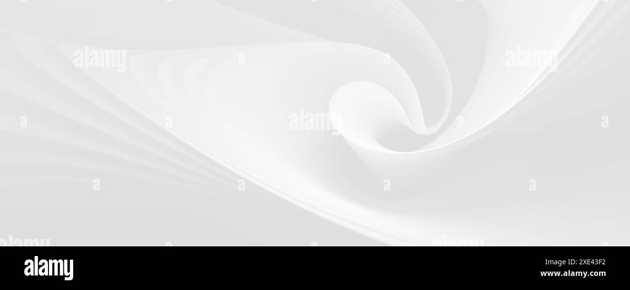 Heller weißer 3D-Hintergrund Stockfoto
