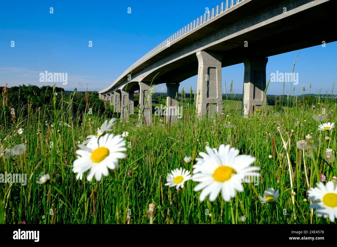 Autobahnbrücke Stockfoto