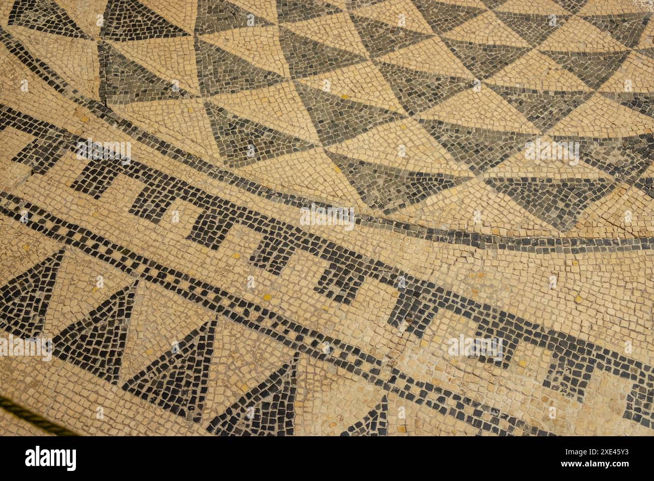 Mosaico de la vivienda de Caius Lulius Silvanus Stockfoto