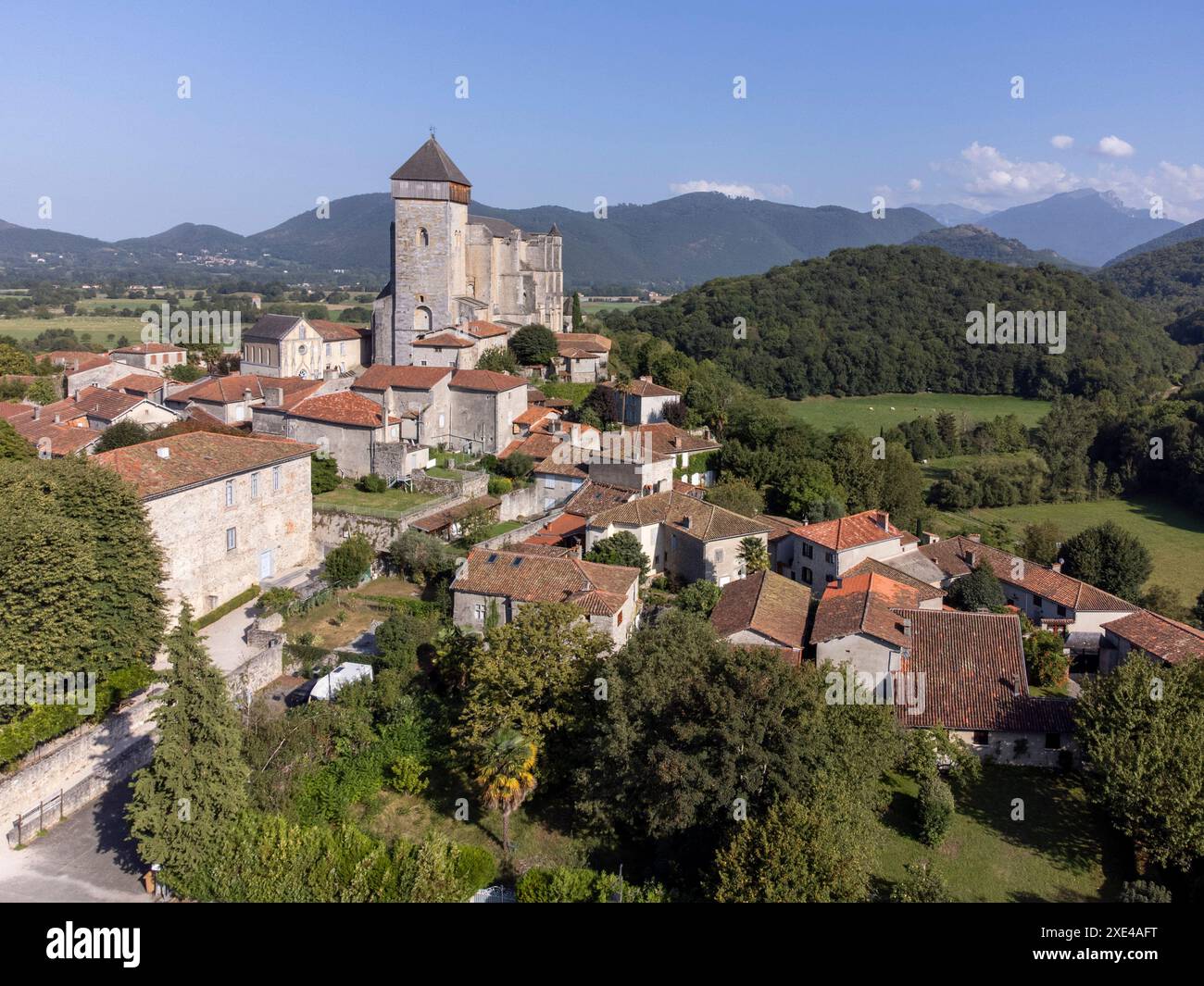 Saint-Bertrand-de-Comminges Stockfoto