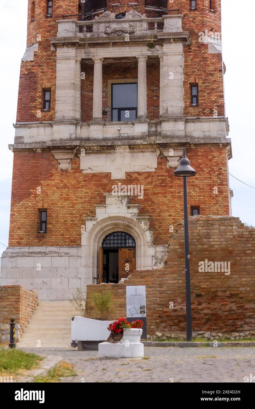 Gardos, Eintritt zum Millennium Tower, Belgrad Serbien Stockfoto