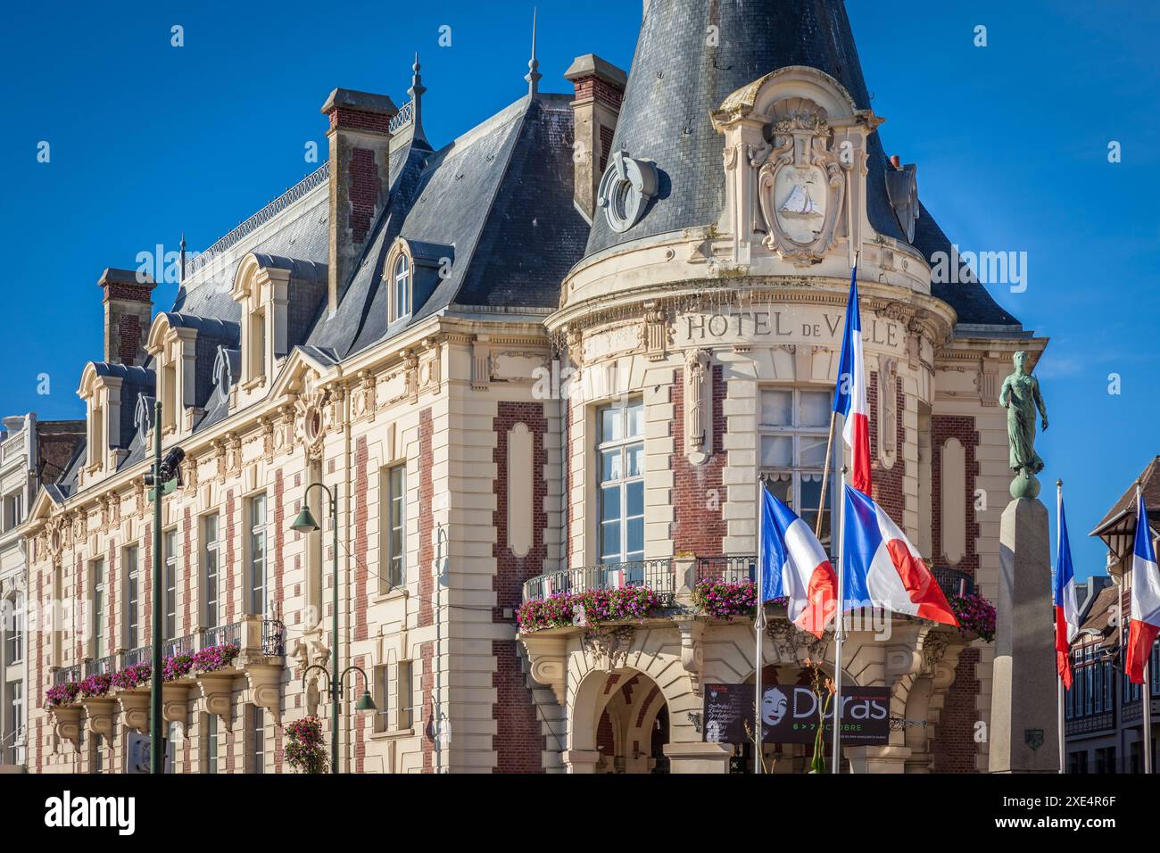 Geografie / Reise, Frankreich, Normandie, Rathaus von Trouville-sur-Mer, ADDITIONAL-RIGHTS-CLEARANCE-INFO-NOT-AVAILABLE Stockfoto