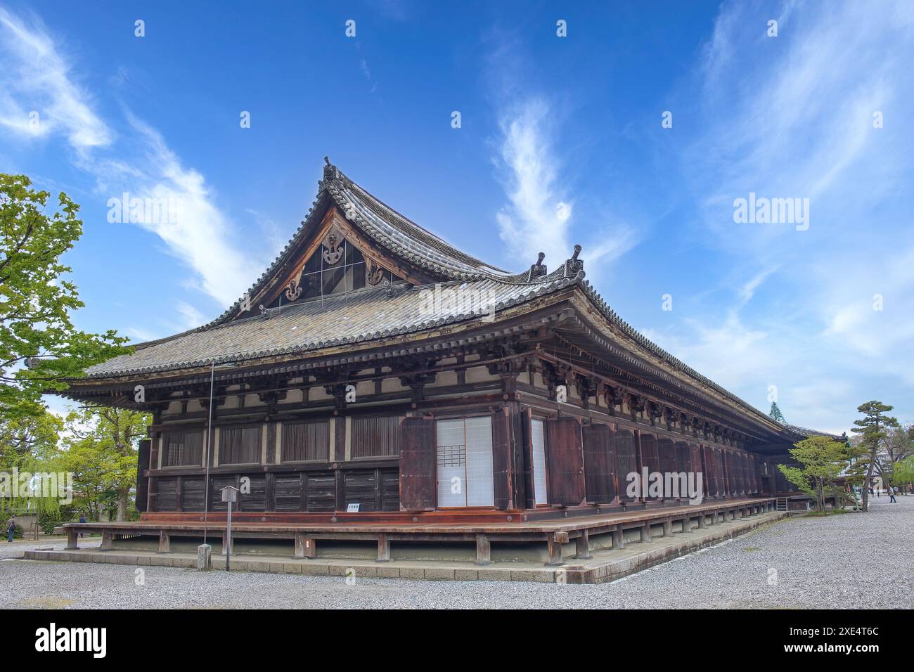 Kyoto, Japan. Januar 2024. Sanjusangen-do ein buddhistischer Tempel der Tendai-Schule im Bezirk Higashiyama in Kyoto, Japan. Stockfoto