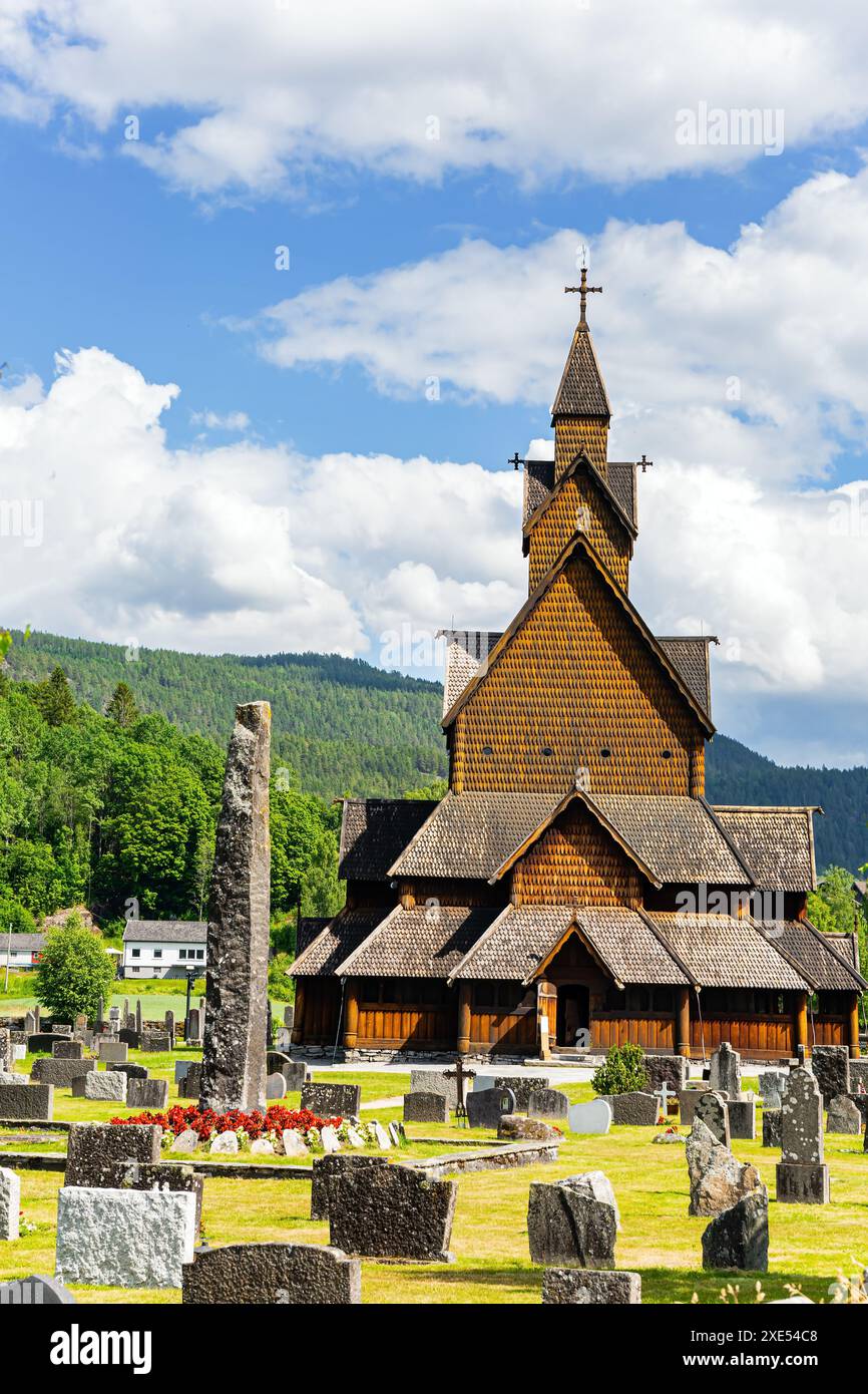 Die älteste Kirche Norwegens Stockfoto