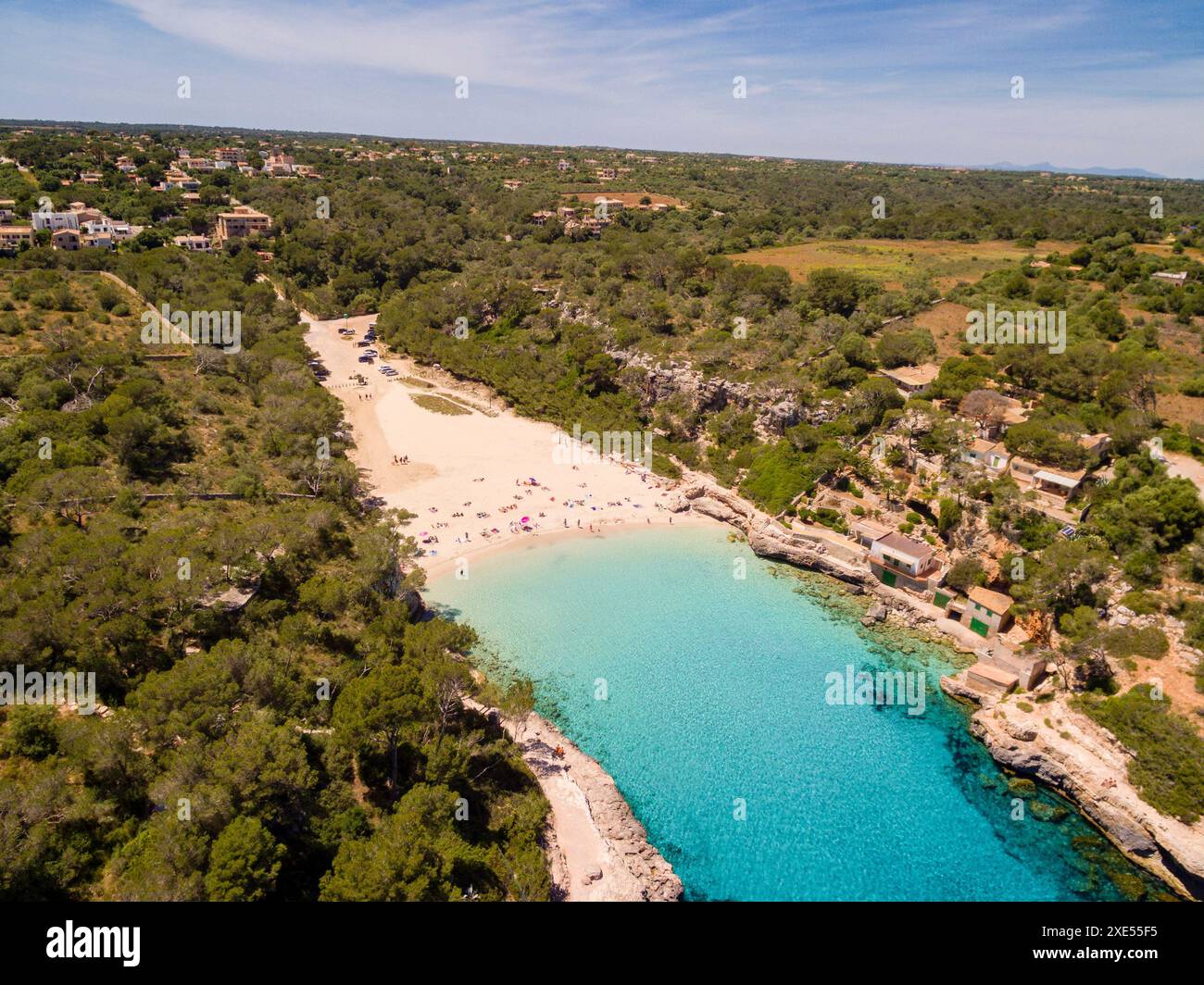 Cala Llombards Stockfoto