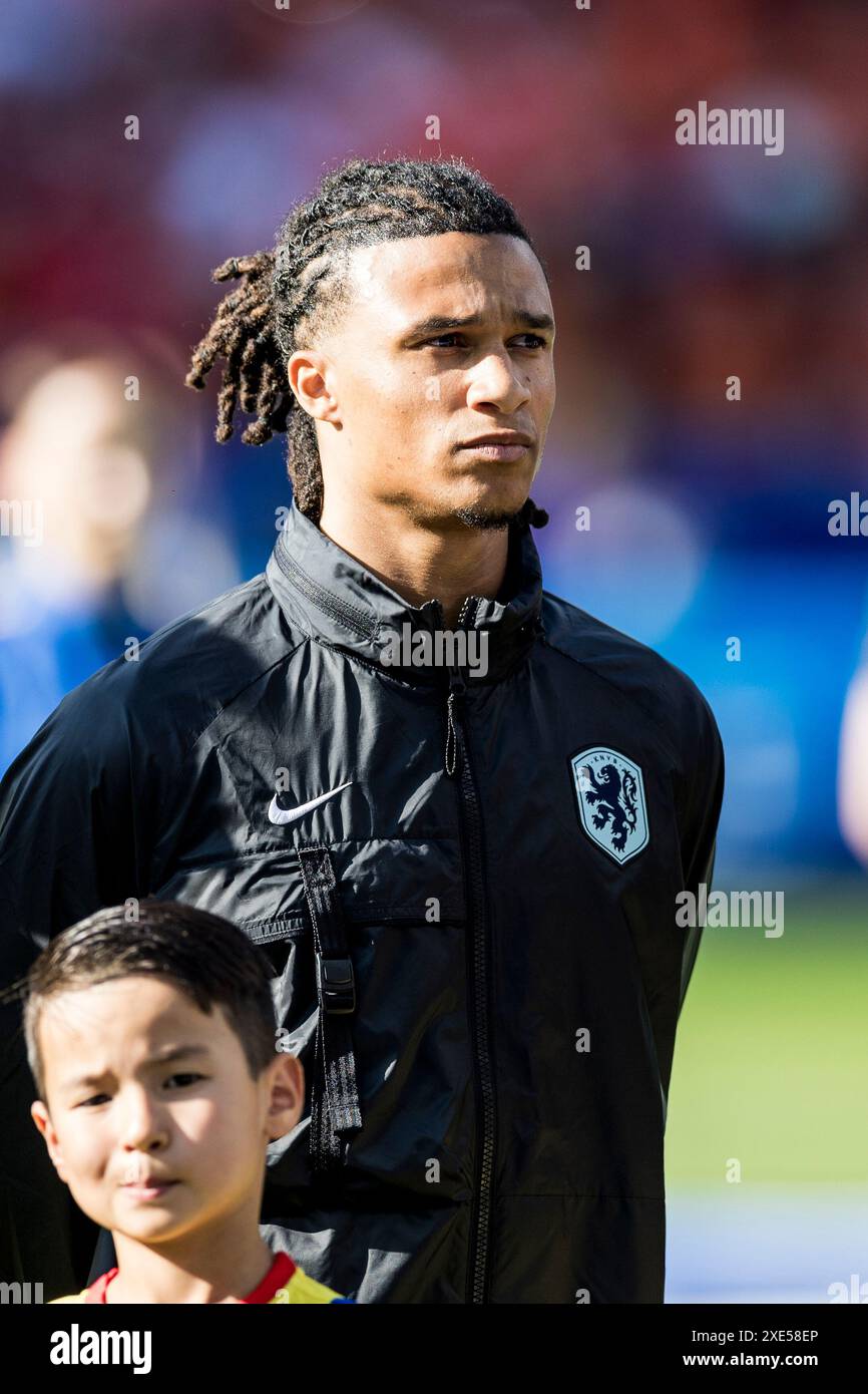 Berlin, Deutschland. Juni 2024. Nathan Ake aus den Niederlanden war