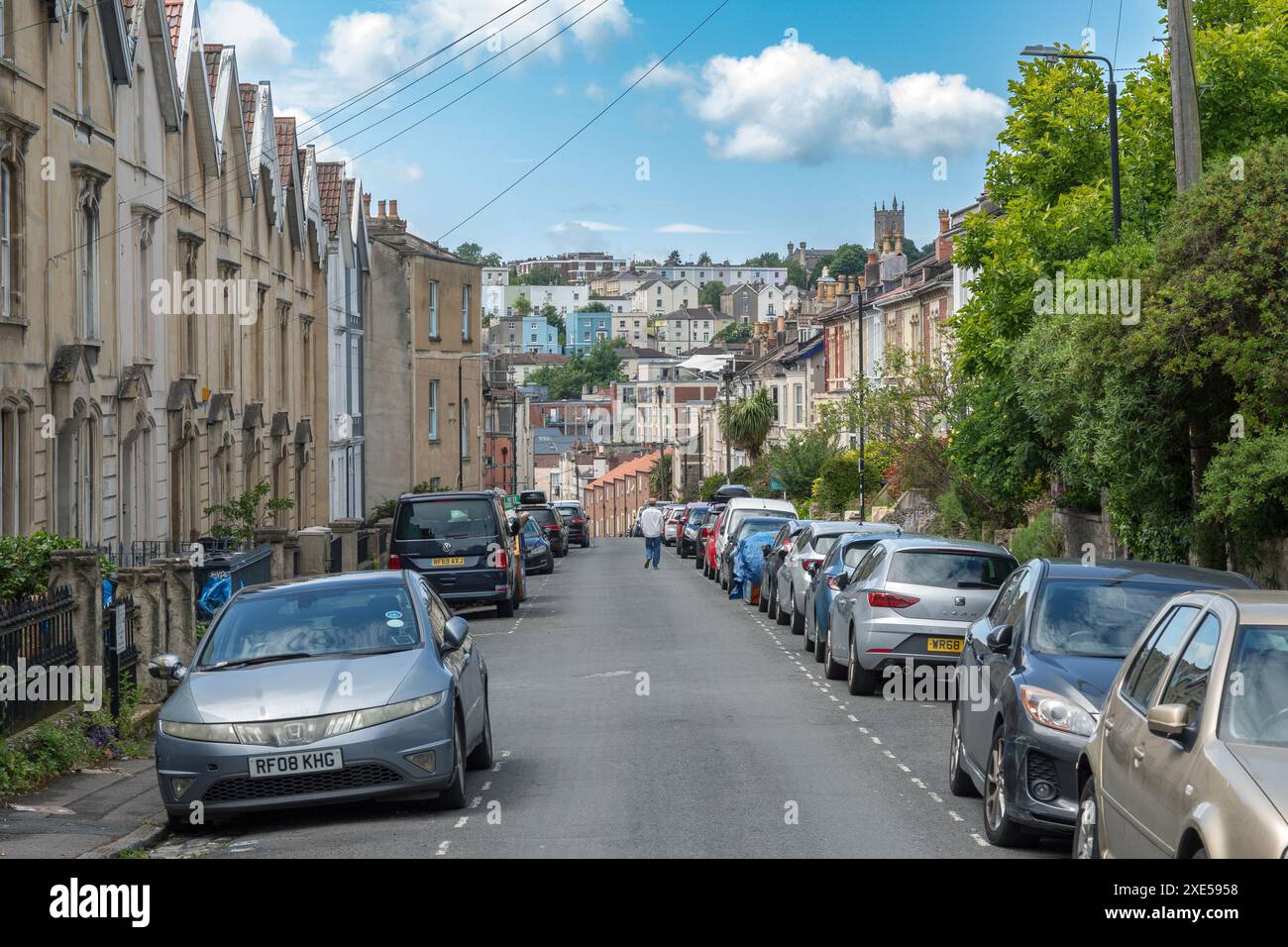 Montpelier, Bristols Künstlerviertel, liegt direkt hinter Stokes Croft in Bristol, England, Großbritannien. Stockfoto