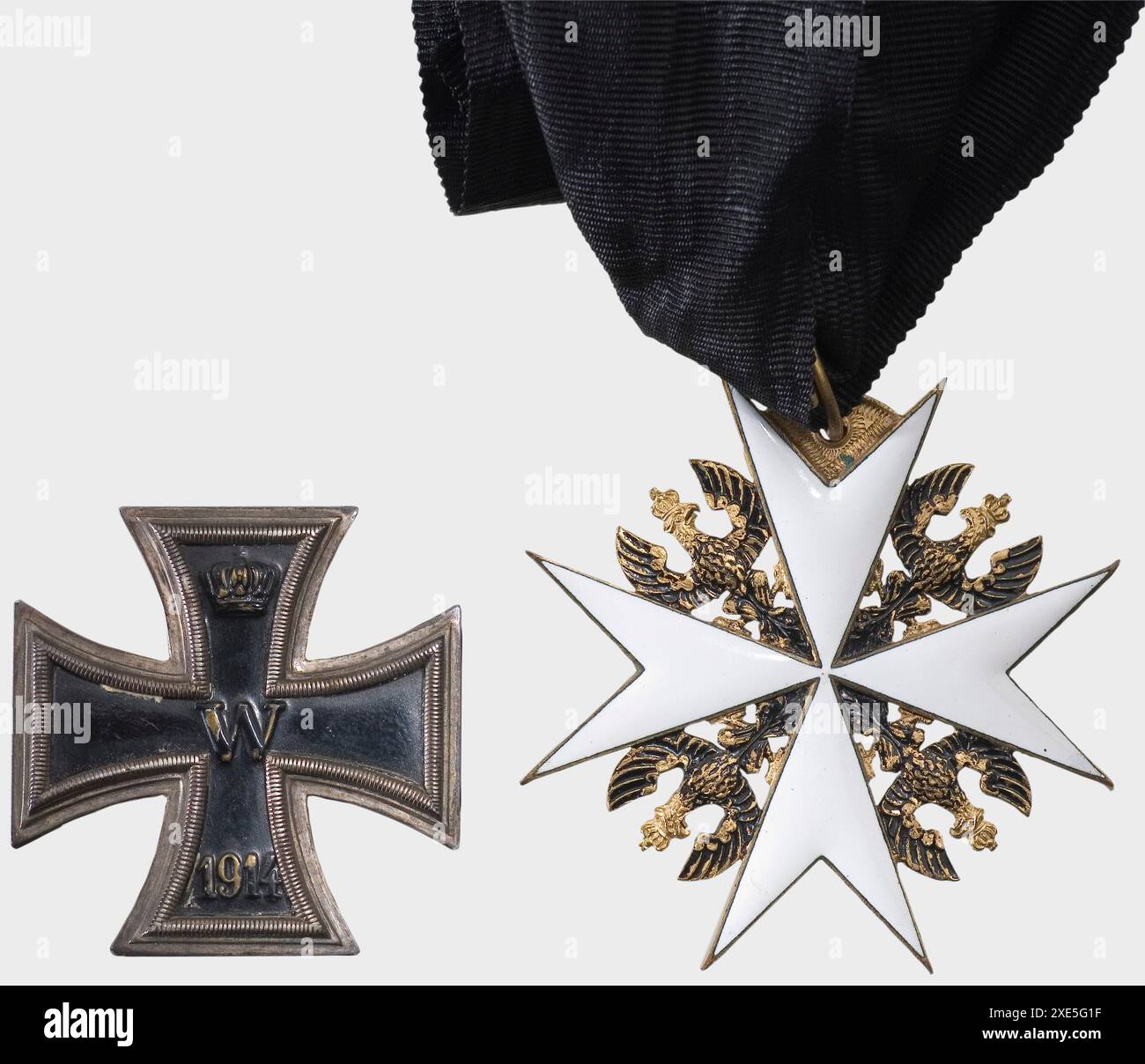 Medaillen und Dekorationen, Ritterorden, Ritterkreuz, 20. Jahrhundert, PROPERTY-RELEASE | REDTORIAL-USE-ONLY Stockfoto