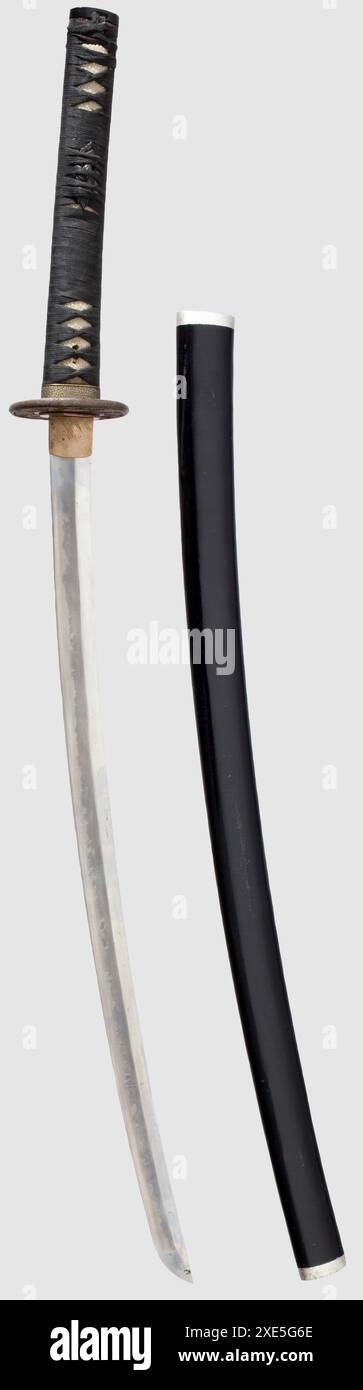 Waffen, Schwerter, Asiatisch, Wakizashi, Schwert, Japan, 16. Jahrhundert, EIGENTUM FREIGEGEBEN Stockfoto
