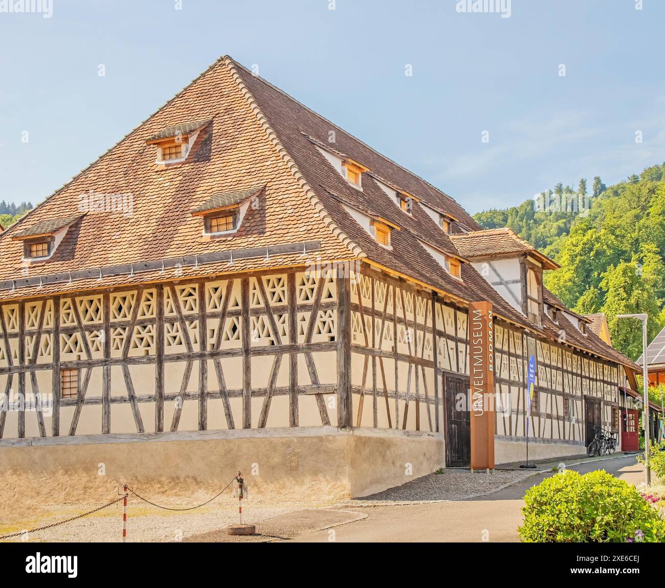 Bodman Prähistorisches Museum, Bodman-Ludwigshafen Stockfoto