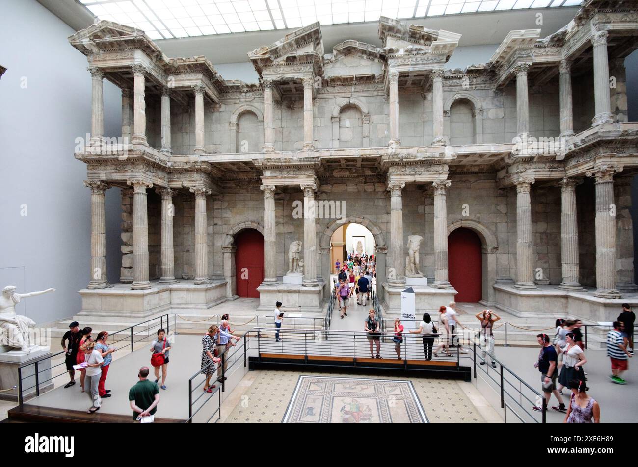 Deutschland, Berlin, Pergamonmuseum, Tür zum Markt von Milet ein Altgriechisch Stockfoto