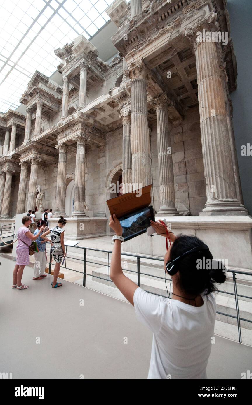 Deutschland, Berlin, Pergamonmuseum, Tür zum Markt von Milet ein Altgriechisch Stockfoto