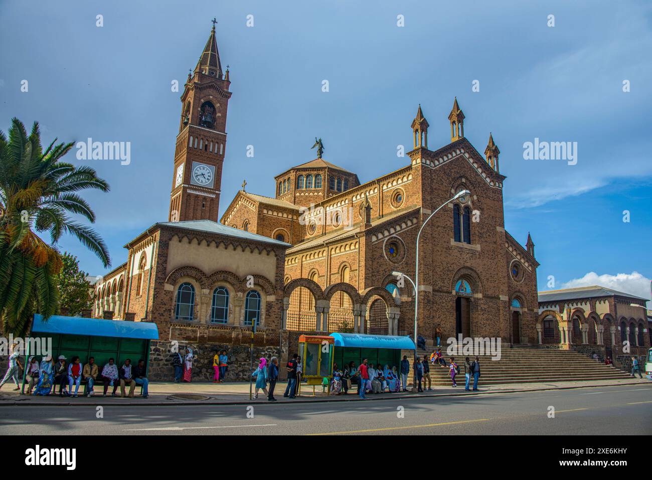 Katholische Kathedrale St. MaryÂ an der Harnet Avenue, Asmara, Eritrea, Afrika Copyright: MichaelxRunkel 1184-11932 Stockfoto