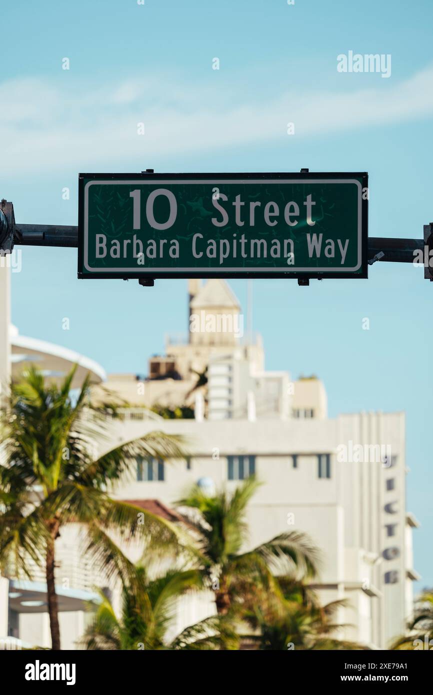 South Beach, Miami, Dade County, Florida, Vereinigte Staaten von Amerika, Nordamerika Stockfoto