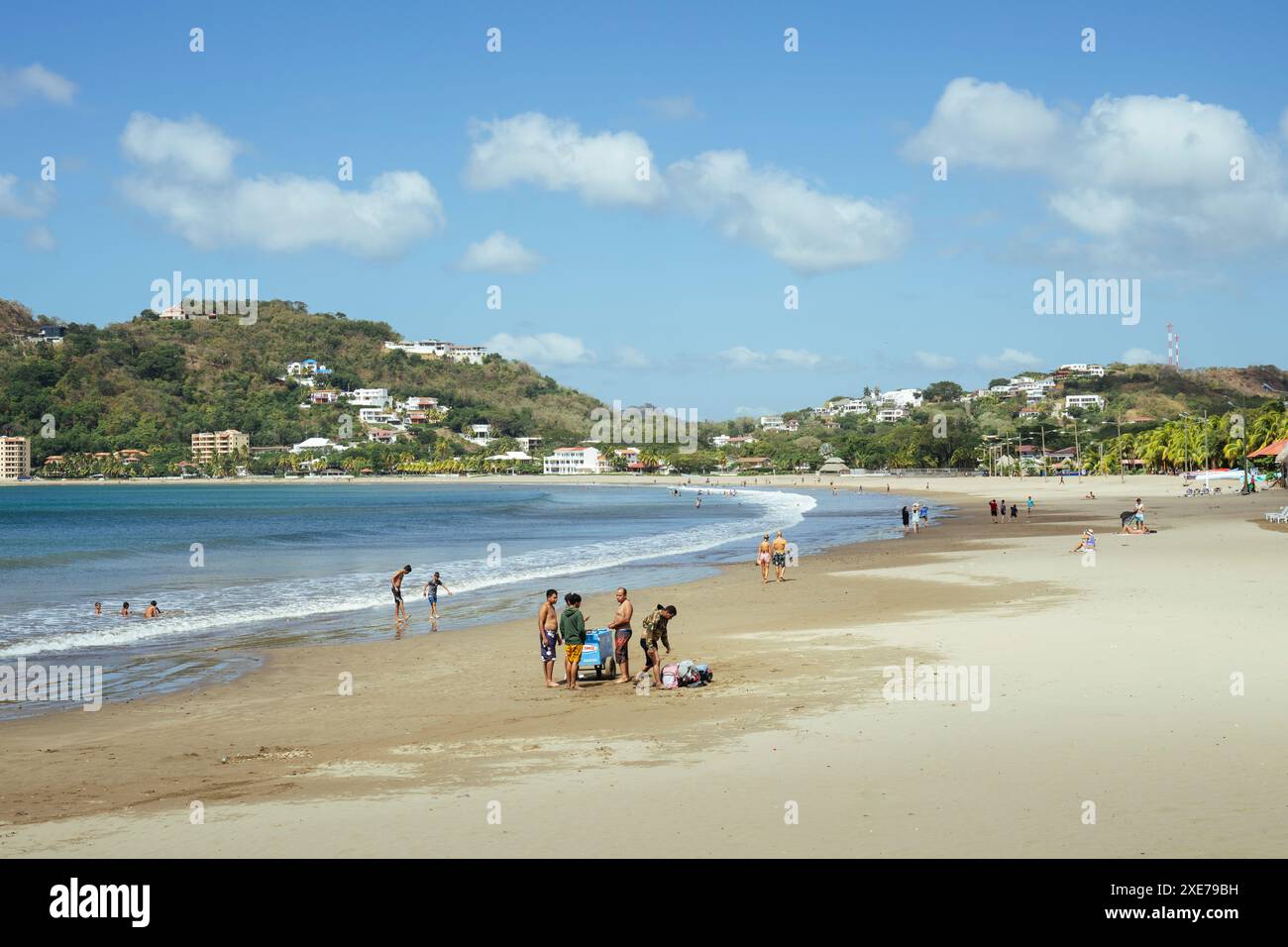 Strand von San Juan del Sur, Rivas, Nicaragua, Mittelamerika Stockfoto