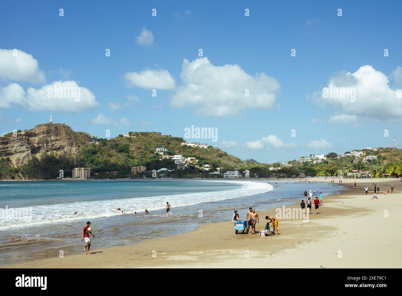 Strand von San Juan del Sur, Rivas, Nicaragua, Mittelamerika Stockfoto