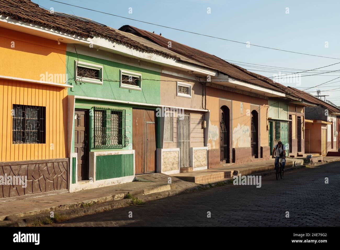 Straßenszene, Leon, Leon Department, Nicaragua, Zentralamerika Stockfoto Straßenszene, Leon, Leon Department, Nicaragua, Zentralamerika Stockfoto