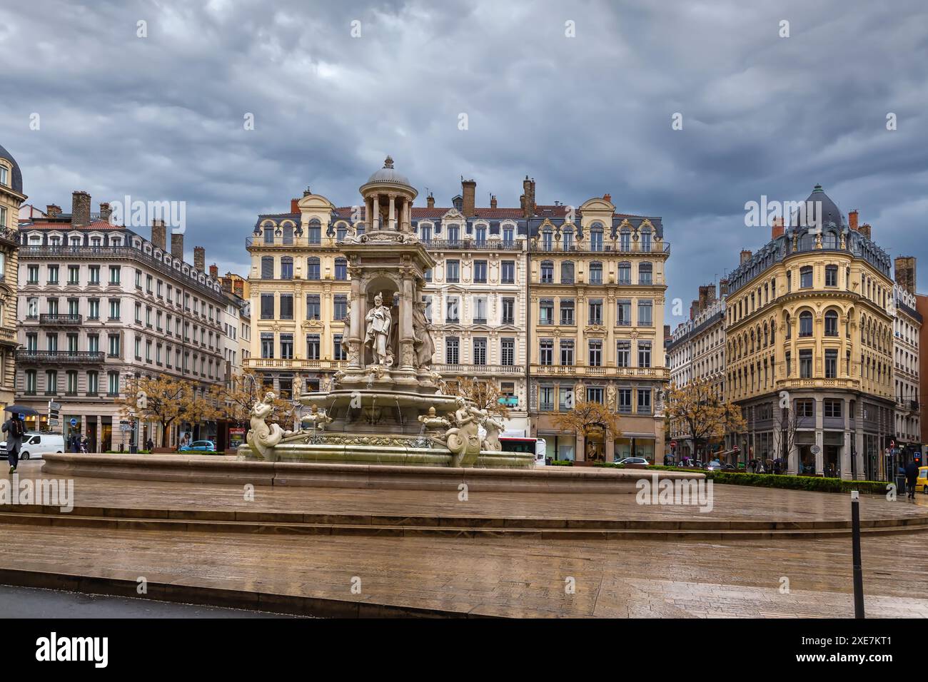 Place des Jacobins, Lyon, Frankreich Stockfoto