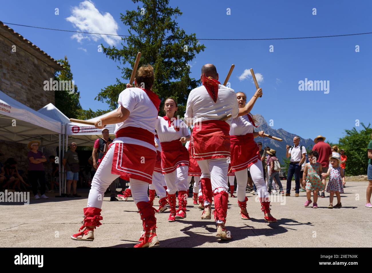 Stick-Dance Stockfoto