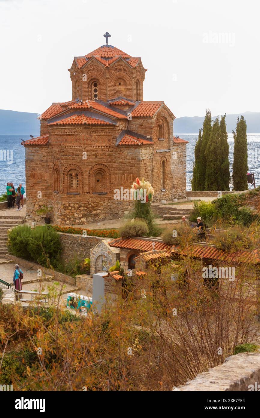 Kirche St. John Kaneo, Ohrid, Nordmakedonien Stockfoto