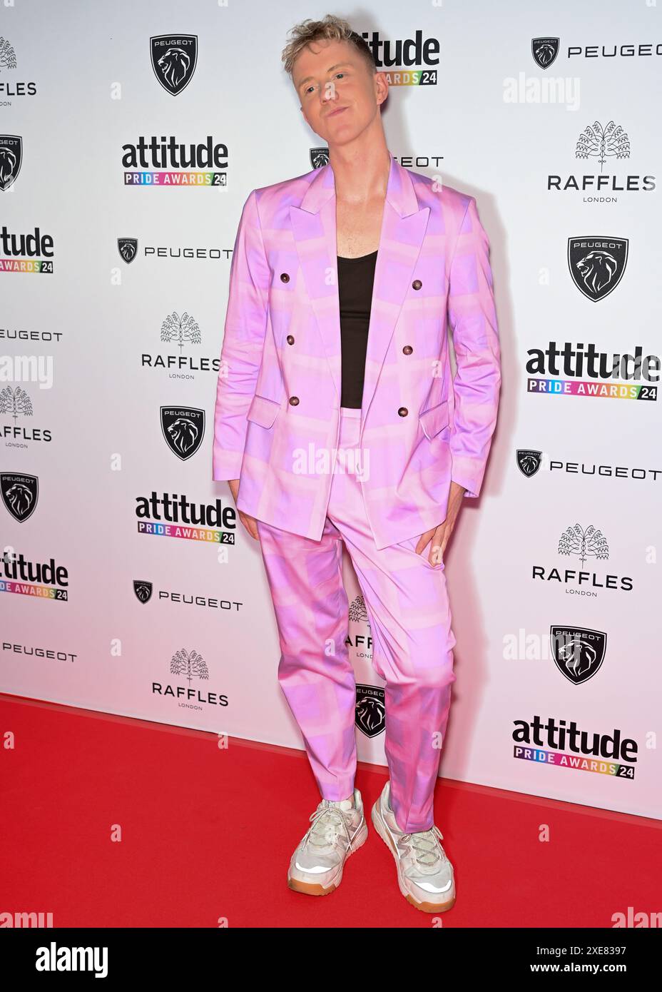 LONDON, GROSSBRITANNIEN. Juni 2024. James Barr nimmt an den Attitude Pride Awards 2024 im Raffles London, The OWO, London, UK, Teil. Quelle: Siehe Li/Picture Capital/Alamy Live News Stockfoto