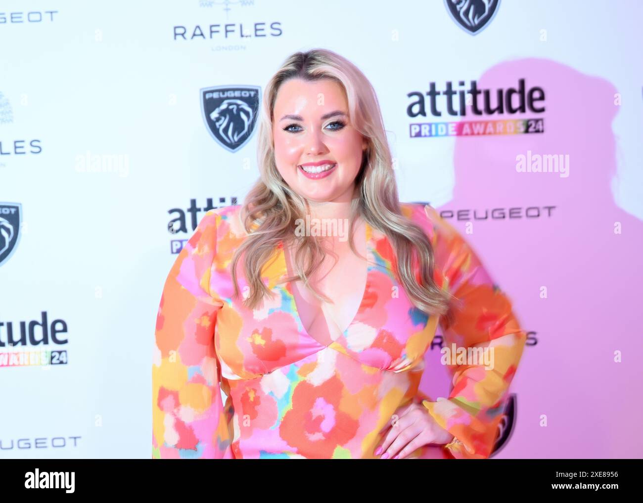 LONDON, GROSSBRITANNIEN. Juni 2024. Charley Marlowe nimmt an den Attitude Pride Awards 2024 im Raffles London, The OWO, London, UK, Teil. Quelle: Siehe Li/Picture Capital/Alamy Live News Stockfoto