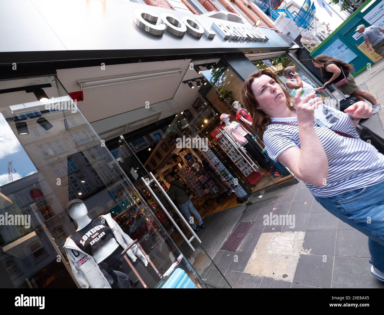 Londoner Souvenir-Shop Cool Britannia Store in der Oxford Street in London Stockfoto