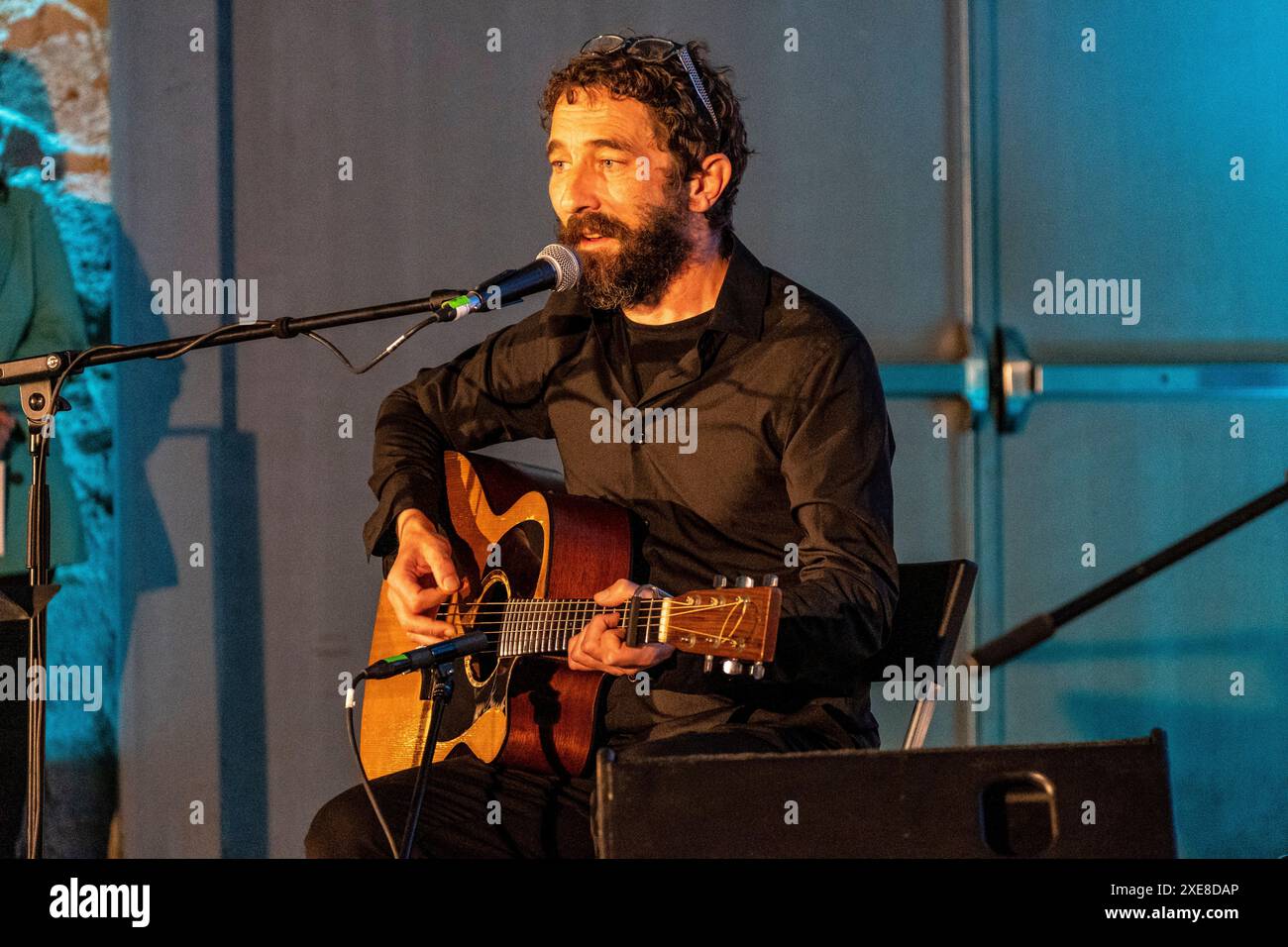 Auftritt von Borja Penalba Stockfoto