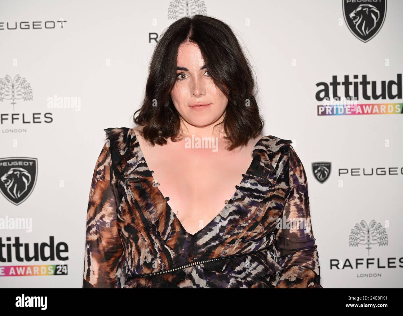LONDON, GROSSBRITANNIEN. Juni 2024. Charlie Craggs nimmt an den Attitude Pride Awards 2024 im Raffles London, The OWO, London, UK, Teil. Quelle: Siehe Li/Picture Capital/Alamy Live News Stockfoto