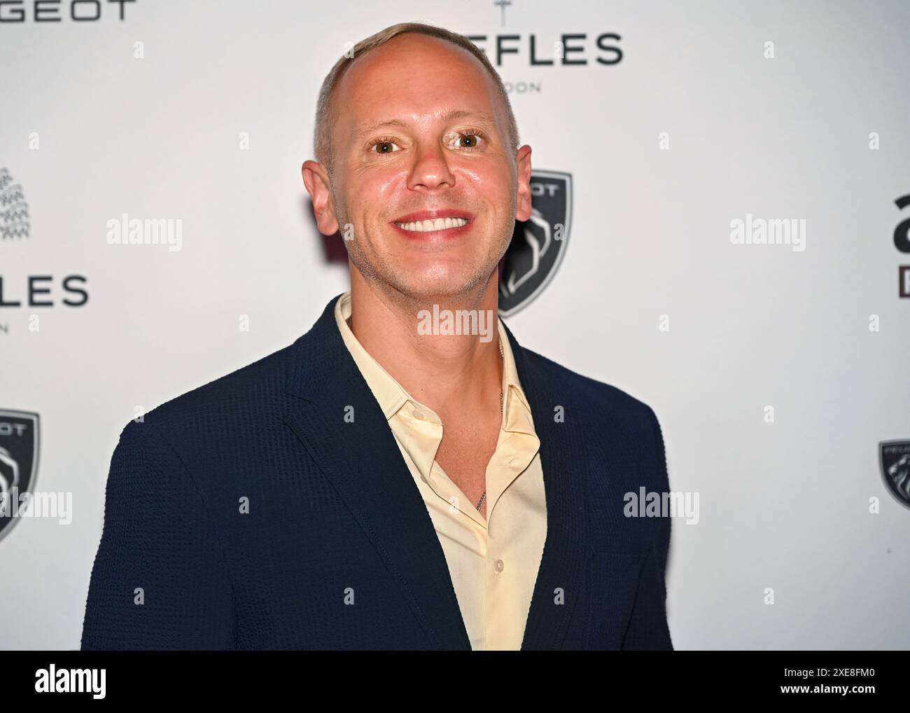 LONDON, GROSSBRITANNIEN. Juni 2024. Richter Robert Rinder nimmt an den Attitude Pride Awards 2024 im Raffles London, The OWO, London, UK, Teil. Quelle: Siehe Li/Picture Capital/Alamy Live News Stockfoto