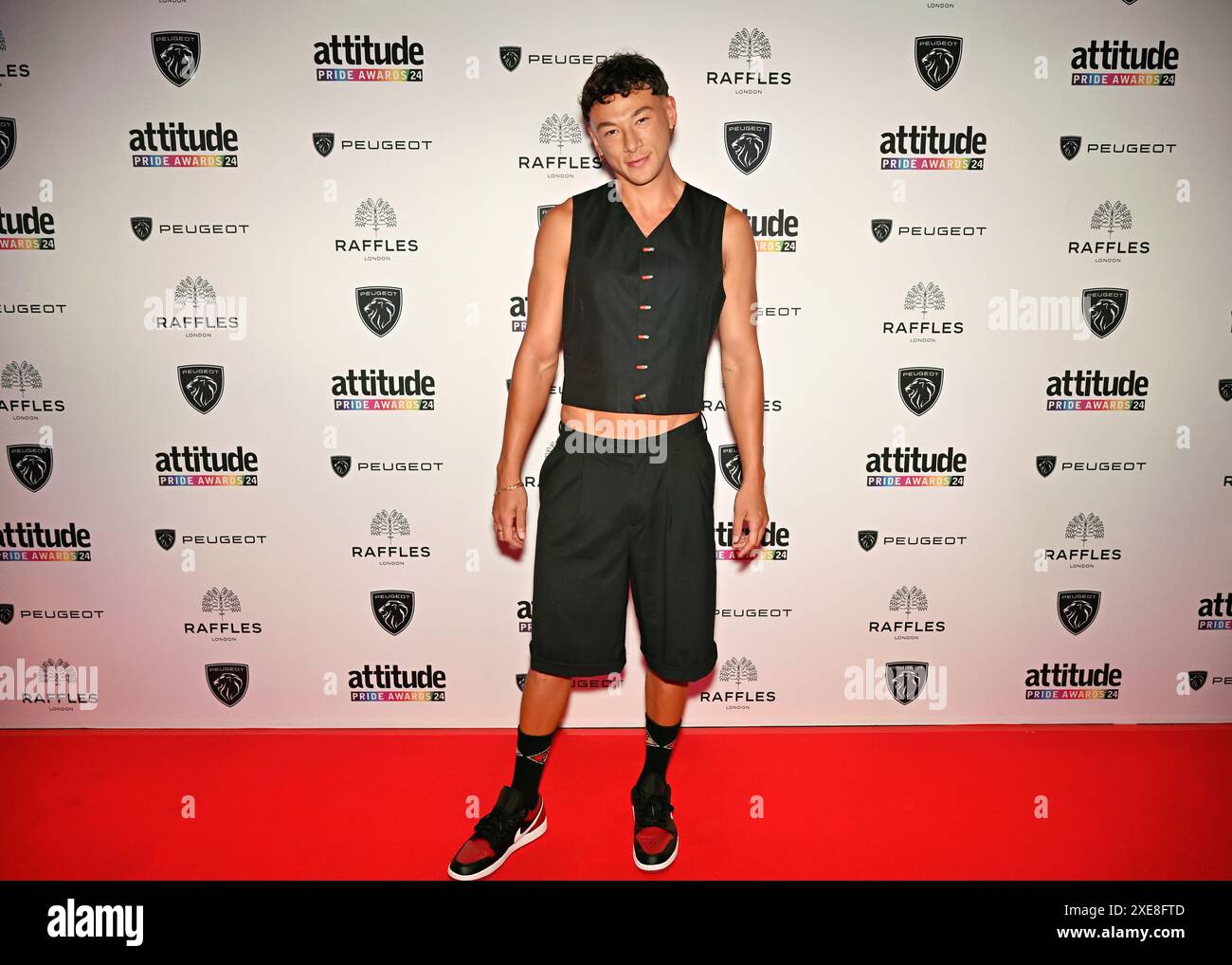 LONDON, GROSSBRITANNIEN. Juni 2024. Marcus Hodson nimmt an den Attitude Pride Awards 2024 im Raffles London, The OWO, London, UK, Teil. Quelle: Siehe Li/Picture Capital/Alamy Live News Stockfoto