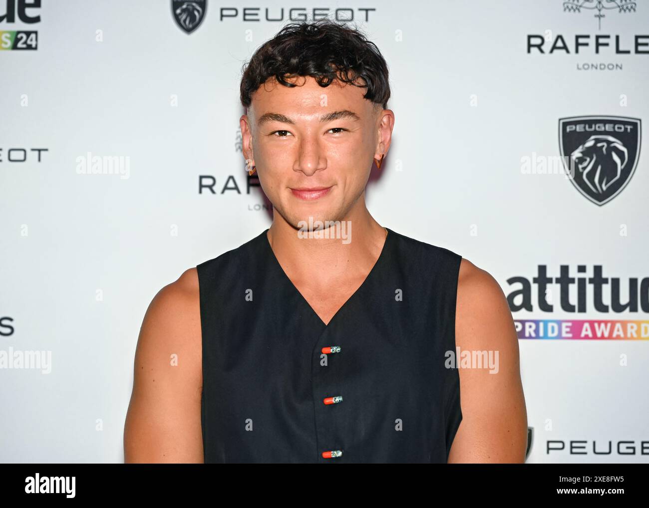 LONDON, GROSSBRITANNIEN. Juni 2024. Marcus Hodson nimmt an den Attitude Pride Awards 2024 im Raffles London, The OWO, London, UK, Teil. Quelle: Siehe Li/Picture Capital/Alamy Live News Stockfoto