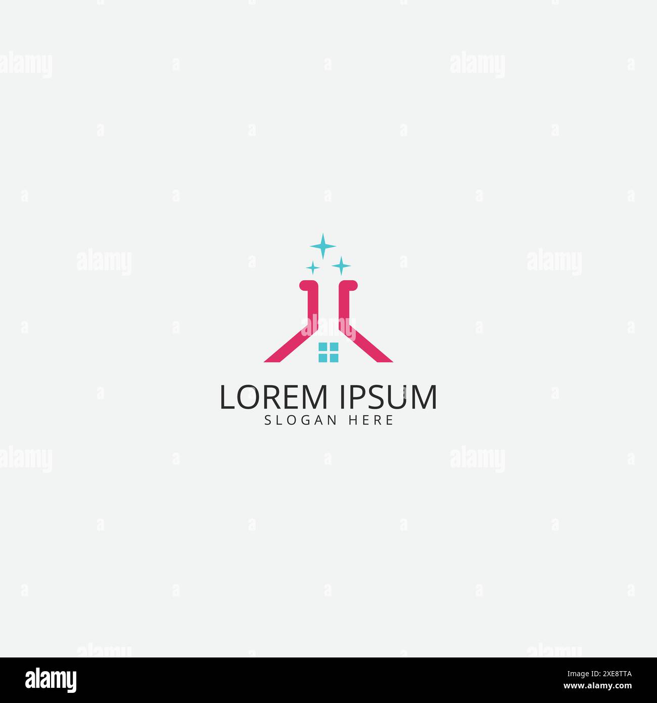 Home Labs Logo Vorlage Design Vektor Stock Vektor