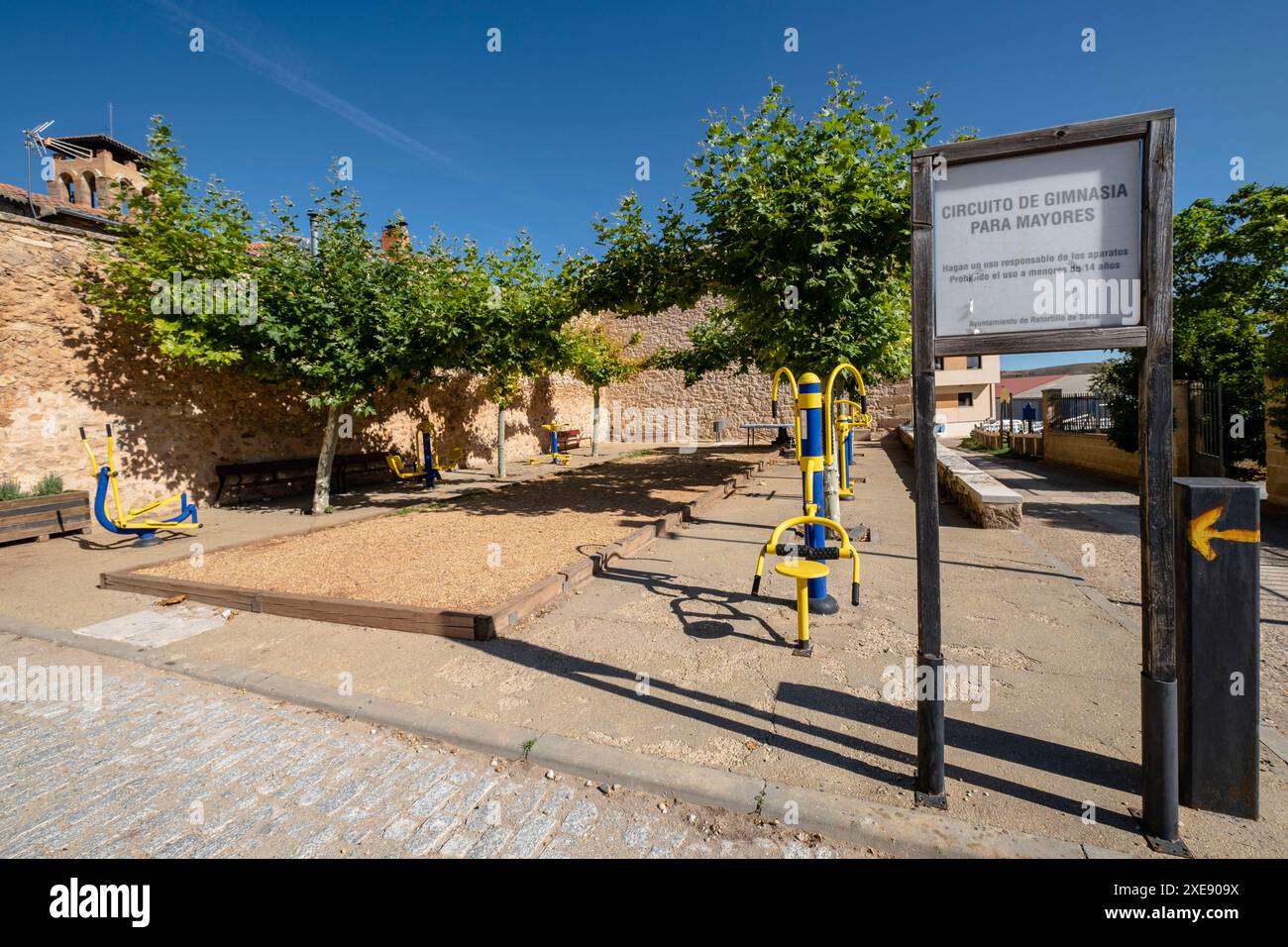 Turnkreislauf für Senioren Stockfoto