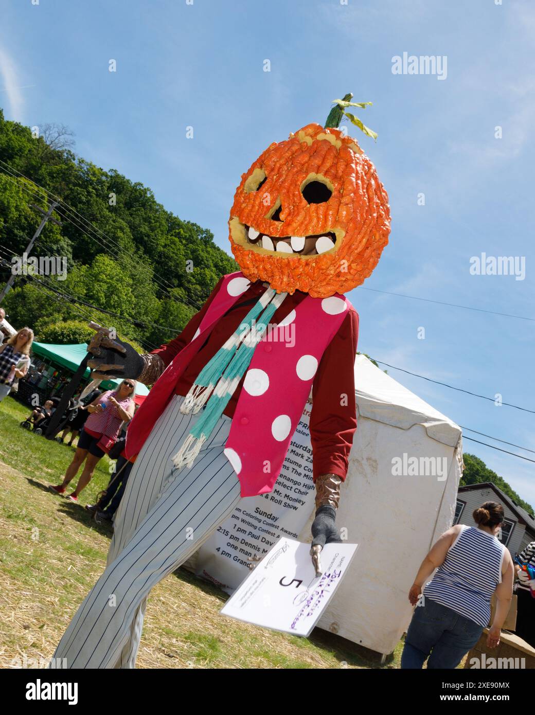 Cosplayer auf dem Ozfest. Jährlich stattfindendes Festival und Parade in Canastota, New York, Geburtsort von L. Frank Baum, der den Zauberer von Oz schrieb. Stockfoto