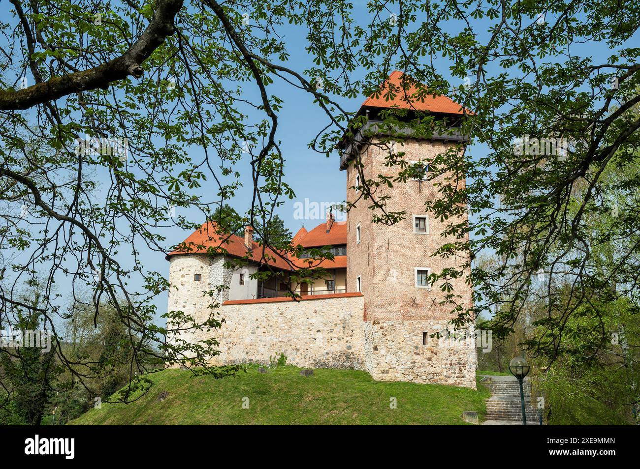 Schloss Dubovac in Karlovac, Kroatien Stockfoto