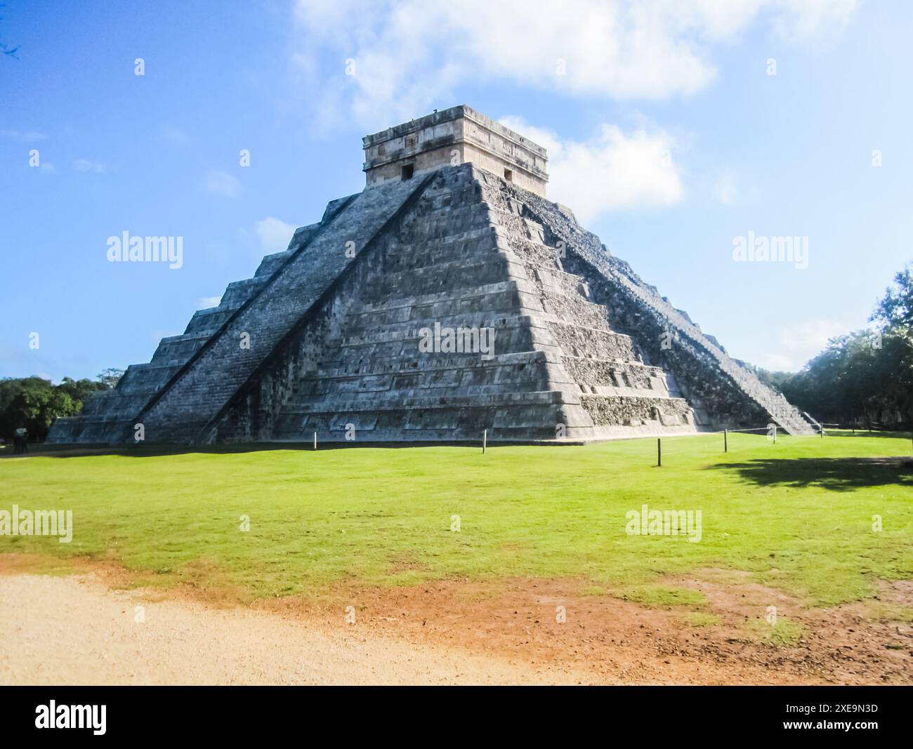 Mexikanische Pyramiden der Maya-Zivilisation. Stockfoto