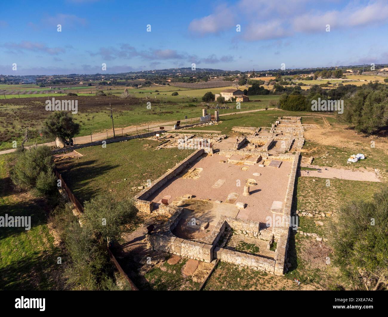 Basilika von Son PeretÃ³ aus dem paläochristlichen Kult Stockfoto