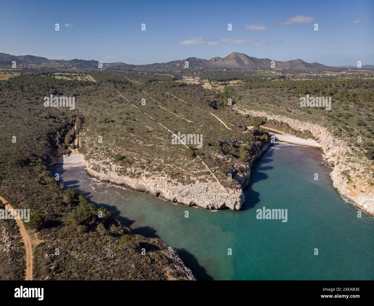 Cala Magraner und Cala Pilota Stockfoto