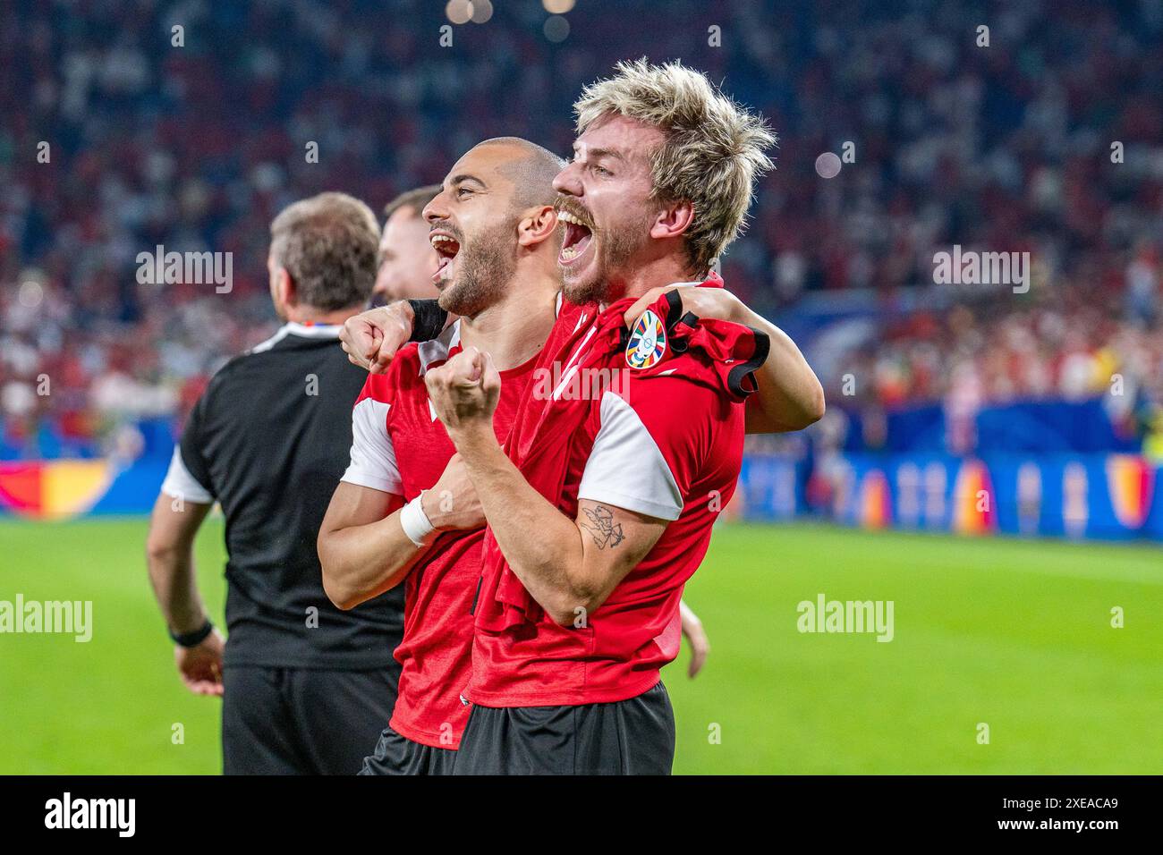 Georgien gegen Portugal, Herren, Fussball, 3. Spieltag, EURO 2024, 26.06.2024, Europameisterschaft, Gruppe F Foto: Eibner-Pressefoto/Bahho Kara Stockfoto