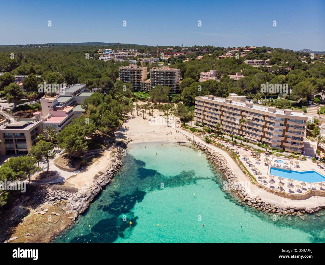 Cala Vinyes Stockfoto