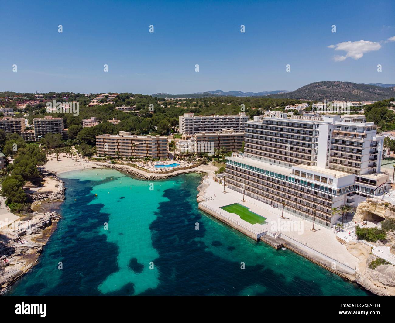 Cala Vinyes Stockfoto
