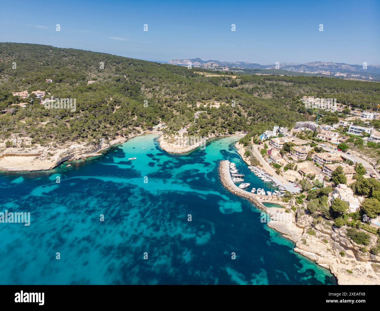 Cala Portals Vells Stockfoto