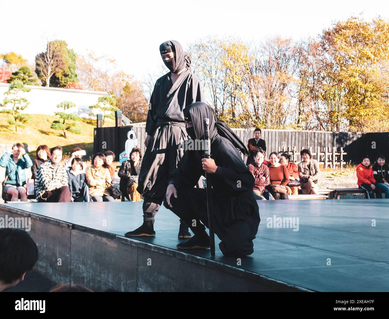 Samurai Dorf in Japan, Museum ethnische Dorf im Stil des alten Japan Stockfoto
