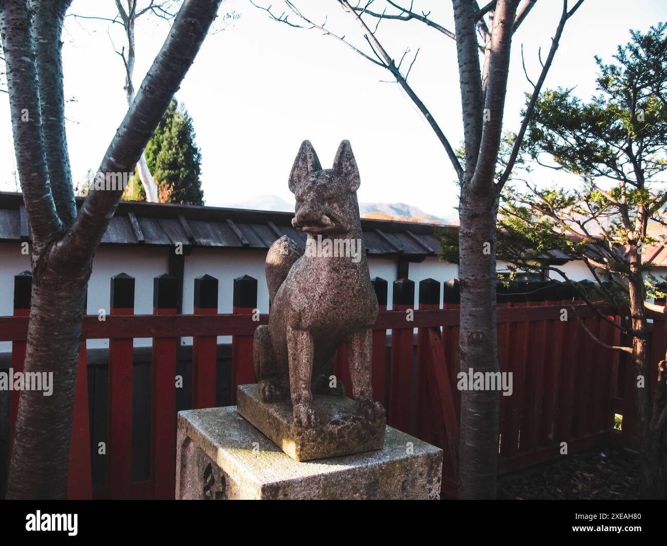 Samurai Dorf in Japan, Museum ethnische Dorf im Stil des alten Japan Stockfoto