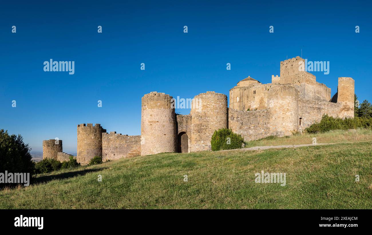 Schloss Loarre Stockfoto